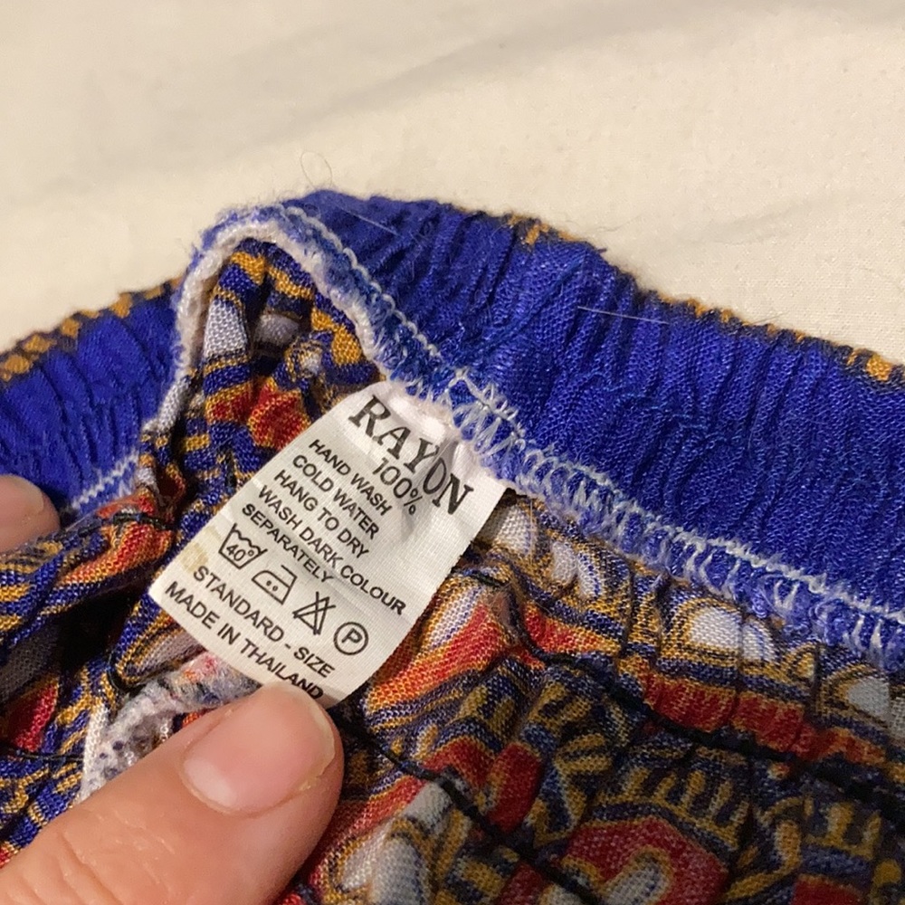 Indian style rayon joggers size small - Picture 5 of 8